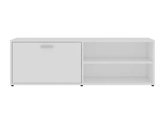 Meuble TV Blanc 120x34x37 cm Bois d'ingénierie
