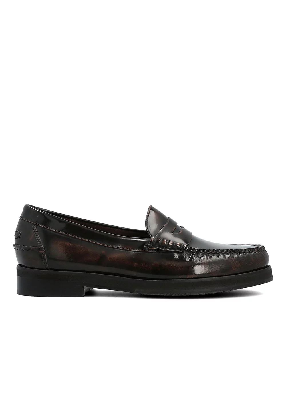 MOCASSIN DOUBLE MOC BRUSH OFF BROWN