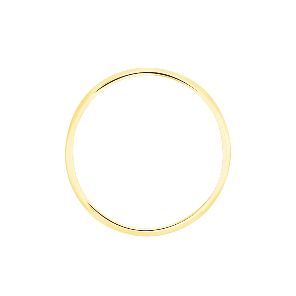 Alliance Demi Jonc Classique Or Jaune
