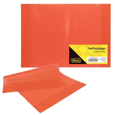 Idena Heftschoner A4, transparent rot