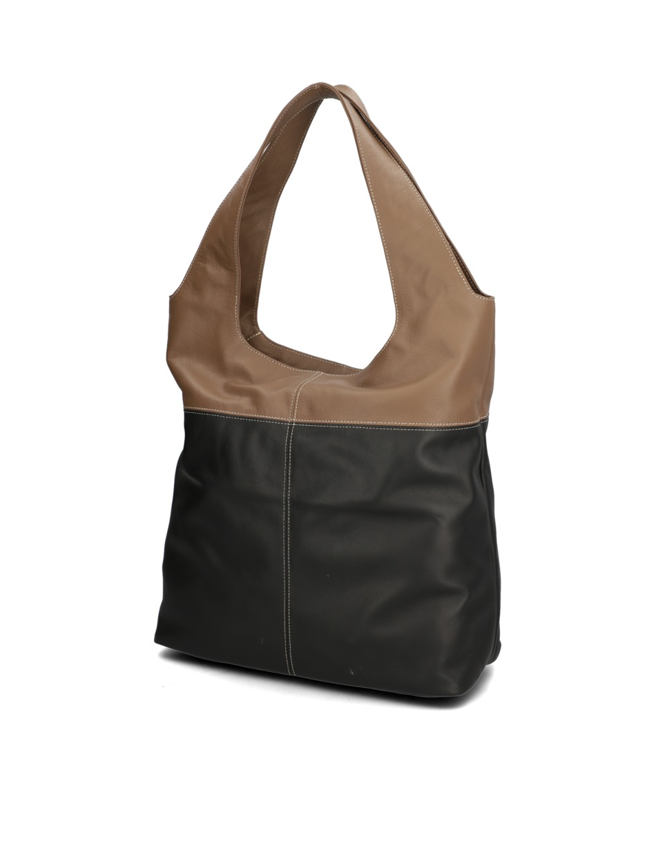 Glattleder Hobo Bag