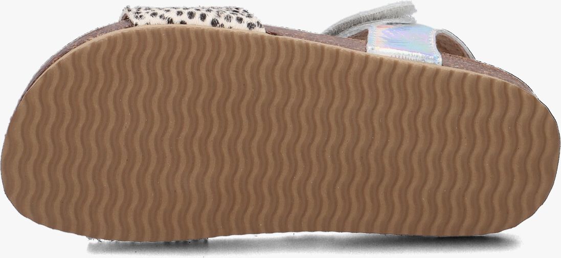 CLIC! zilveren clic! sandalen cl-grass