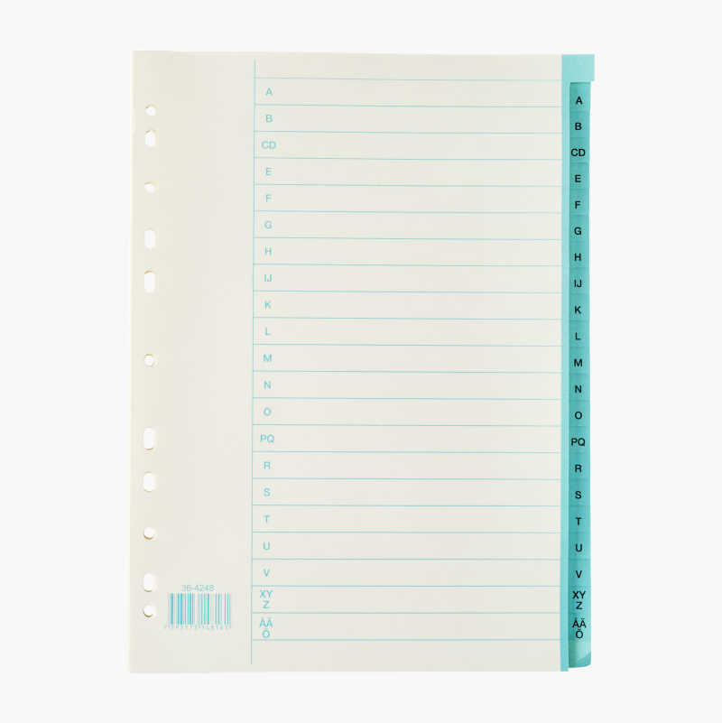Permregister, A4, A–YZ
