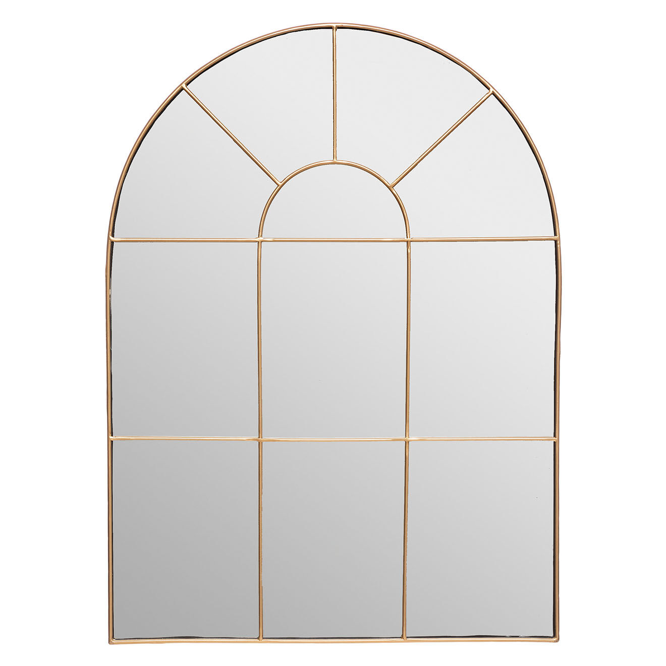 Atmosphera Miroir métal Monica doré - 54x2x74 cm