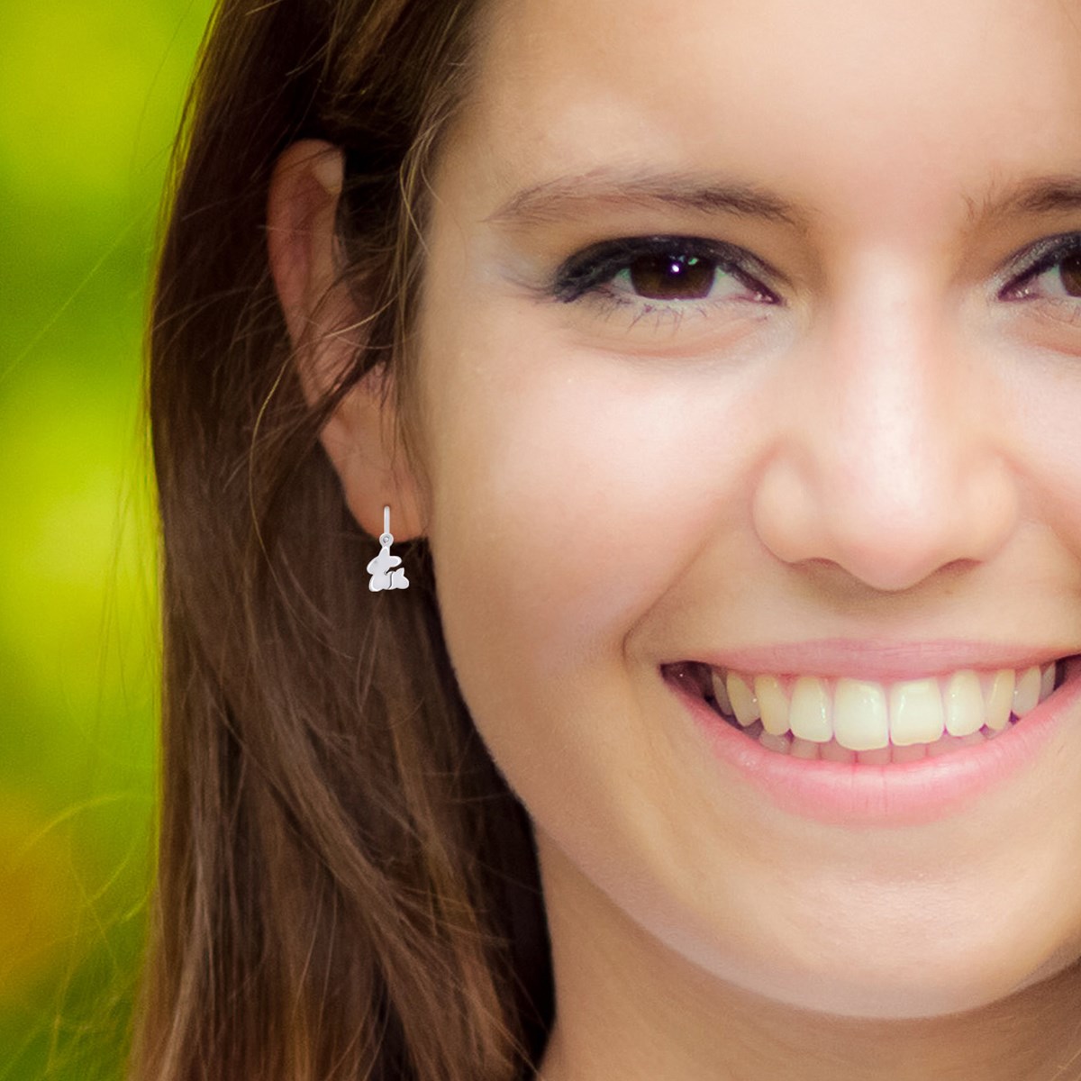 Boucles d'Oreilles LAPIN - Argent 925