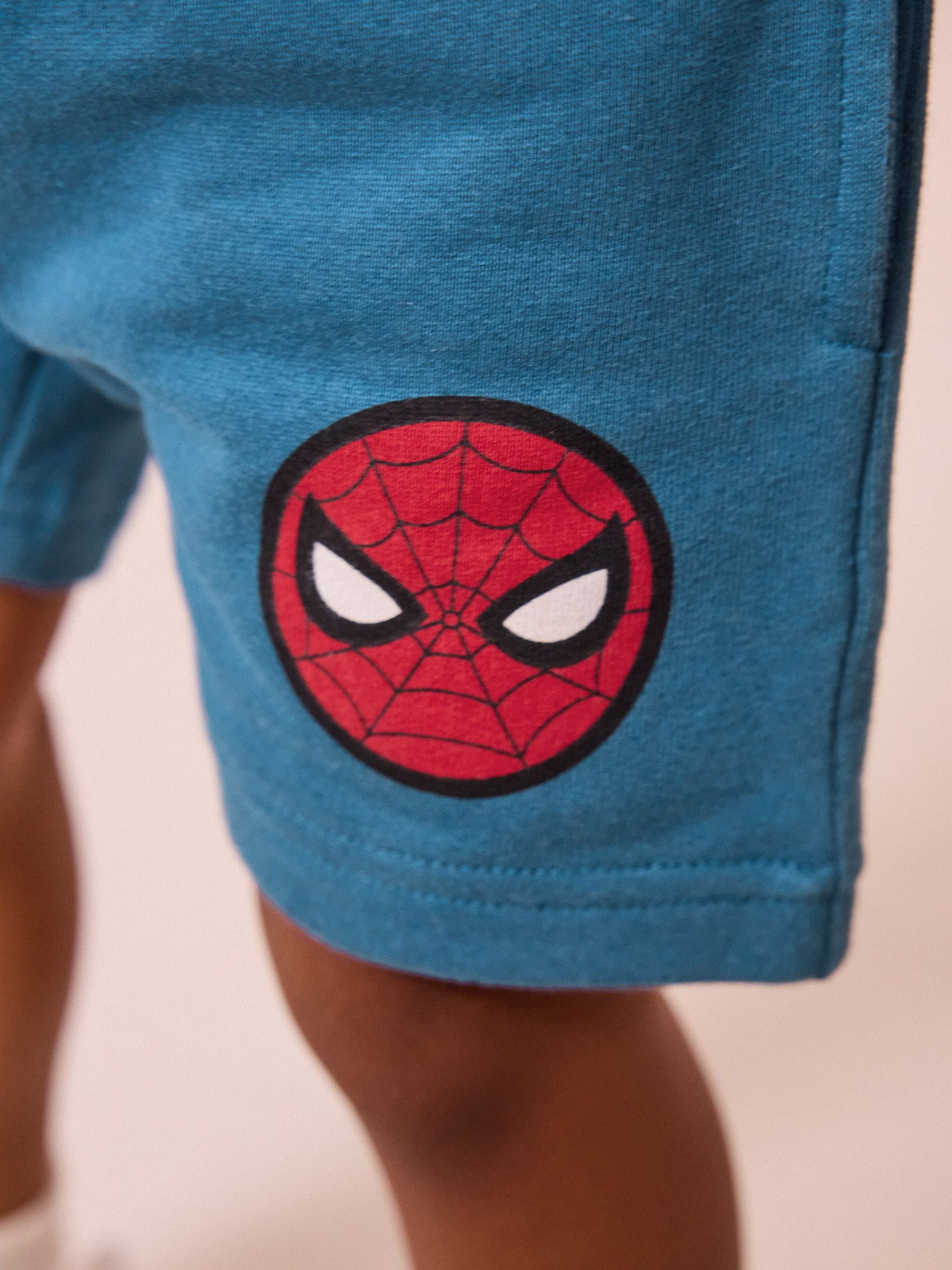 Rood/blauw - Spider-Man T-shirt en shorts set (3mnd -8jr)