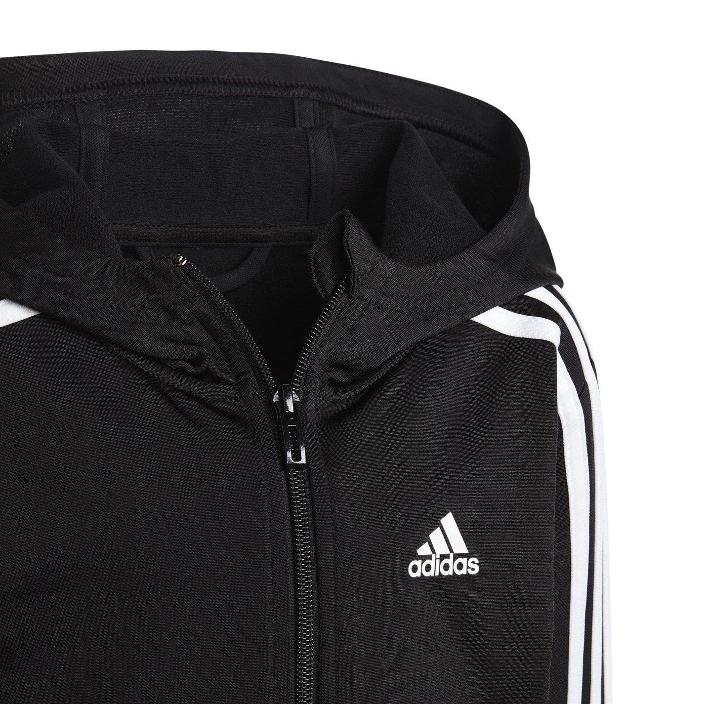 adidas 3 Stripe Poly Tracksuit