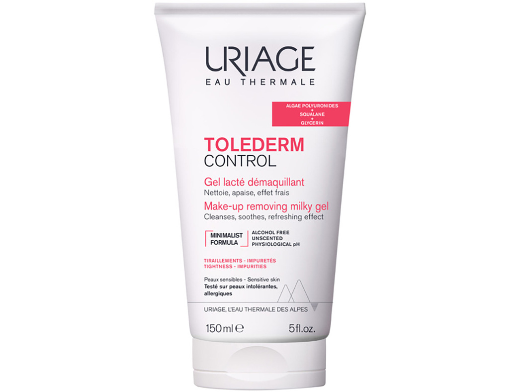 GEL LEITE URIAGE TOLEDERM DESMAQUILHANTE 150ML