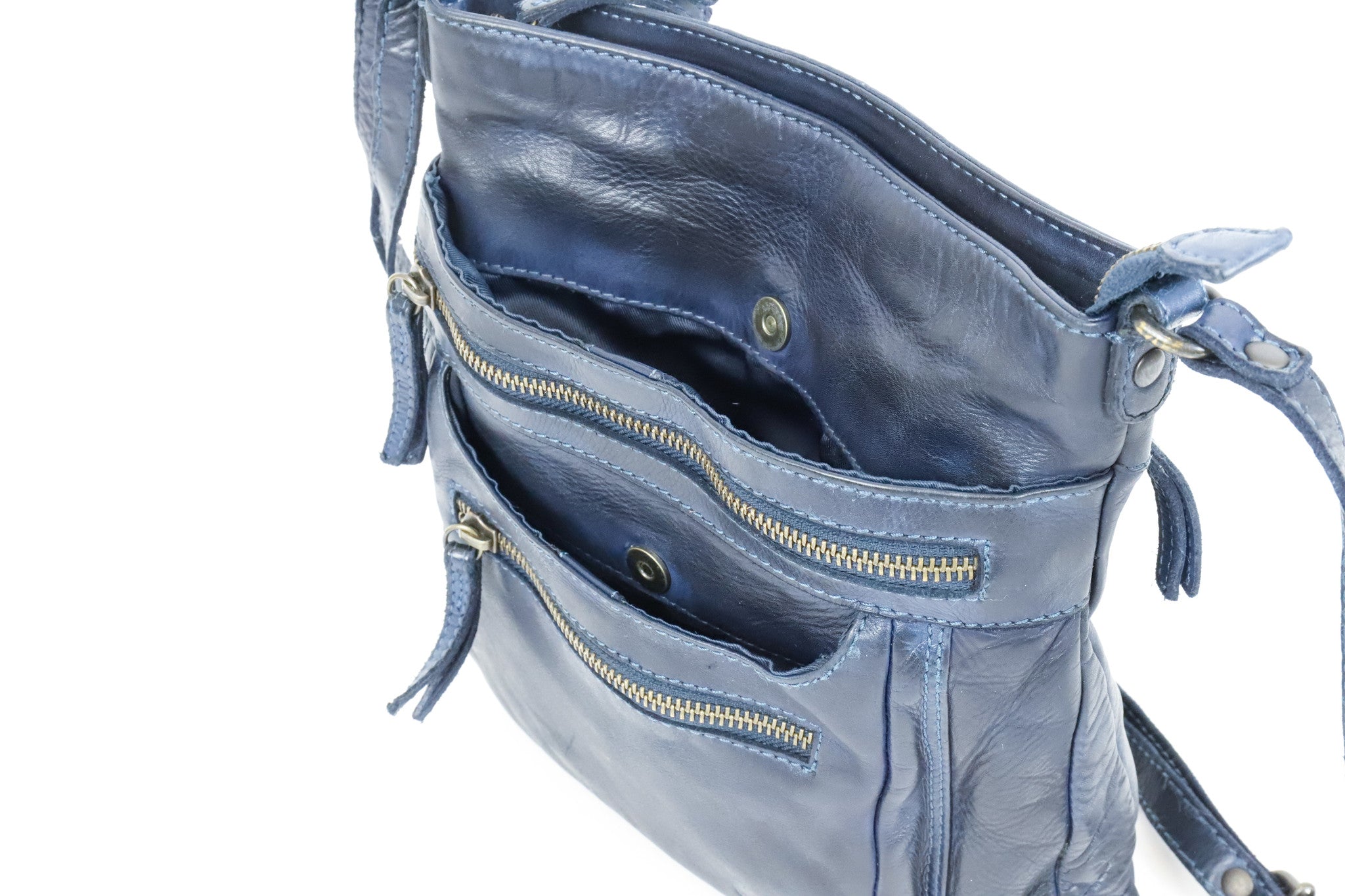 Schoudertasje 'Marion' donkerblauw Donkerblauw