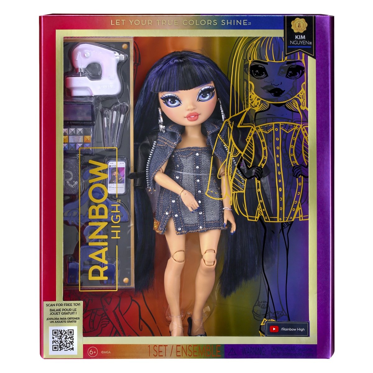 Poupée Rainbow High Fashion Doll NG Blue