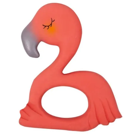Die Spiegelburg Beißring aus Naturkautschuk Flamingo Frieda