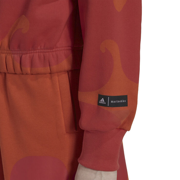 adidas Marimekko Crop hættetrøje Rød