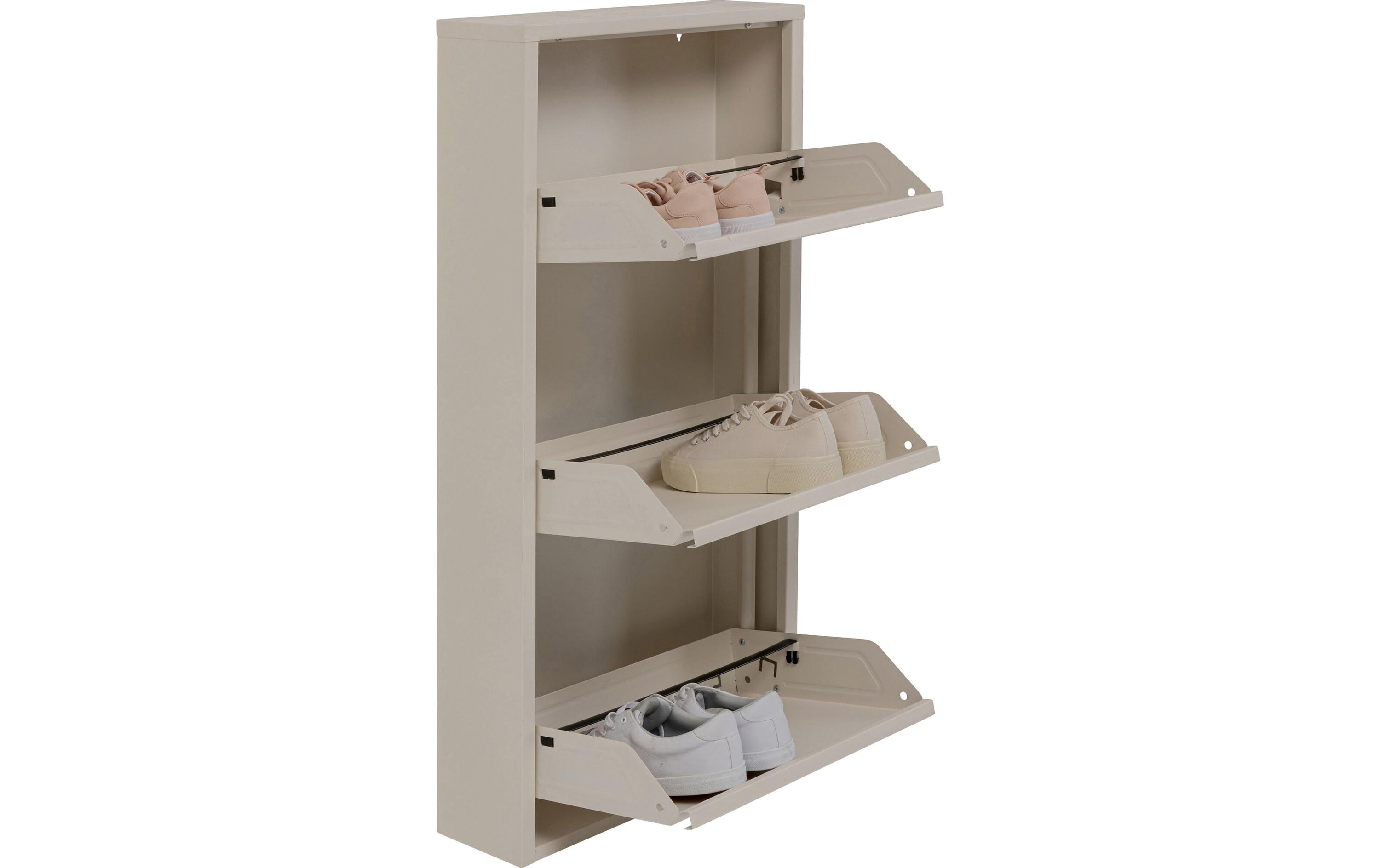 Schuhschrank Caruso 100 x 50 cm, Crème<br>Schuhmöbel