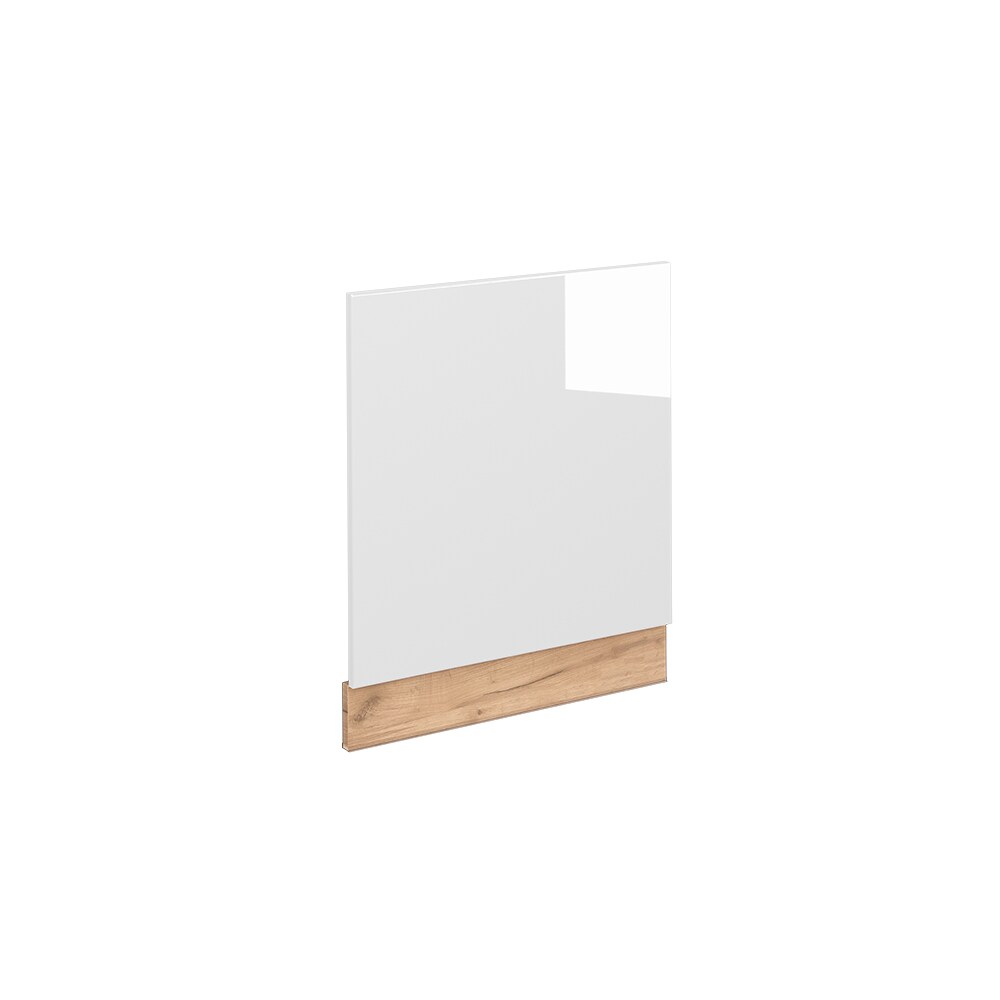 Vicco Geschirrspülerblende Küchenschrank Küchenmöbel Fame-Line Eiche Weiß modern 60 cm Küche Einbauküche Geschirrspüler Blende Küchenzeile Hochglanz