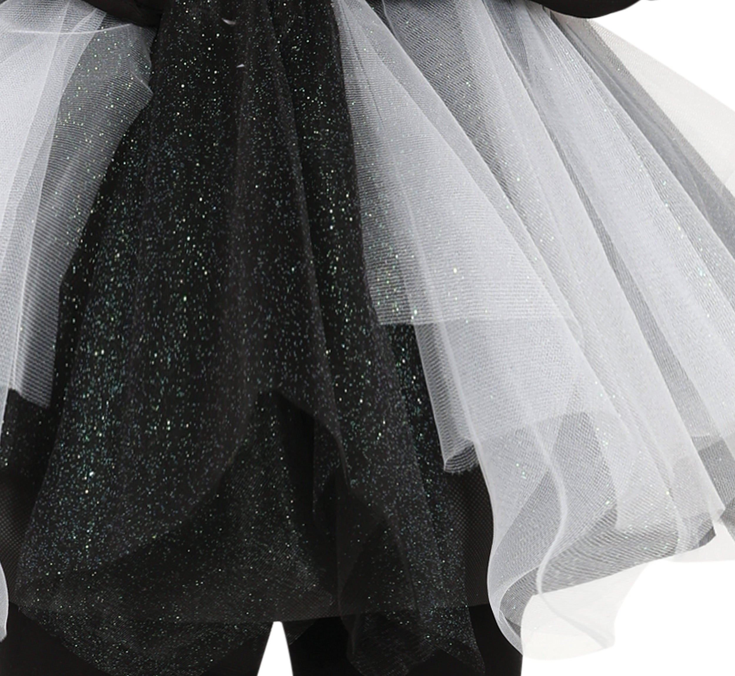 Skelet Halloween Jurk Dames Zwart