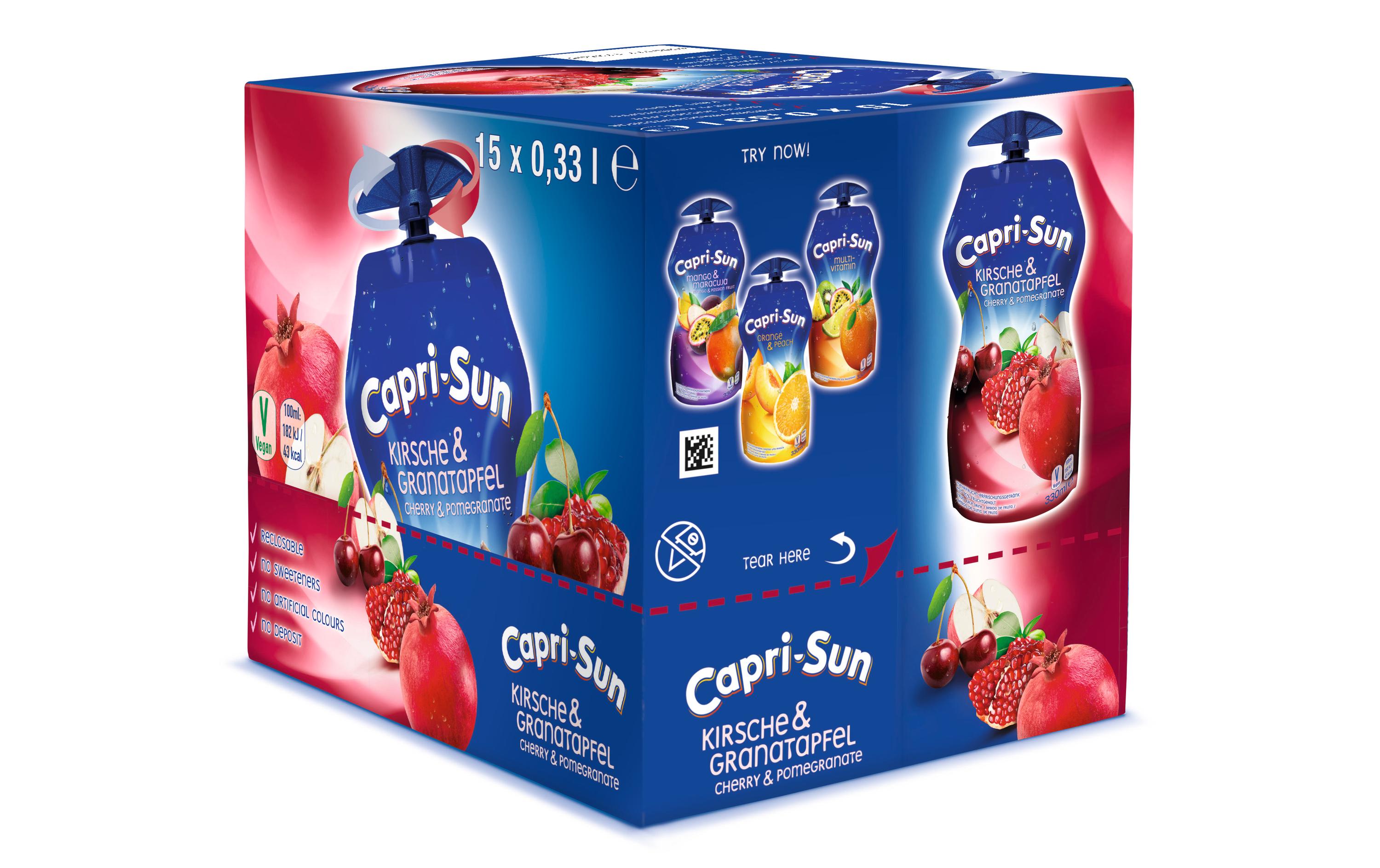 Kirsche-Granatapfel 15 x 0.33 lFruchtsaft im praktischen Trink-Pack