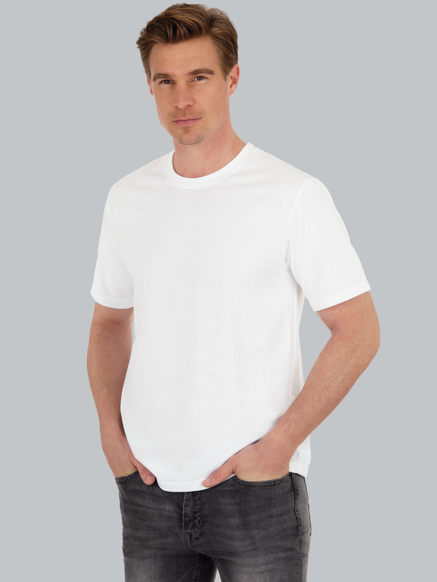 T-Shirt aus 100% Baumwolle Weiss