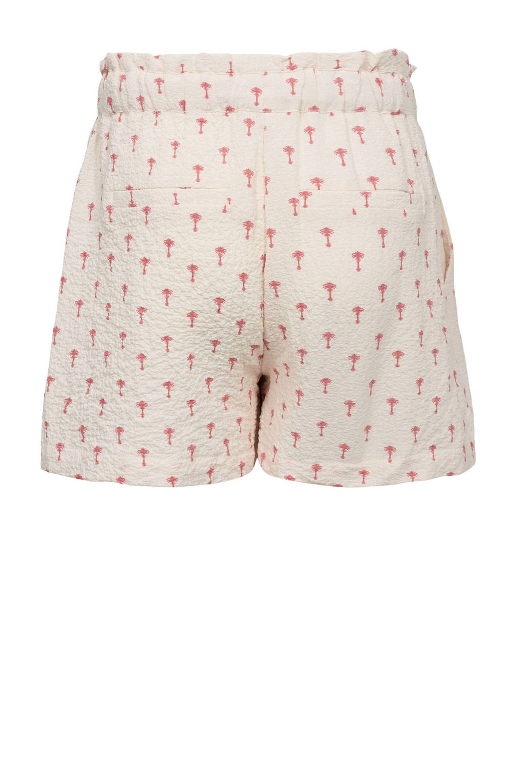 Sofie Schnoor casual short met all over print ecru/roze