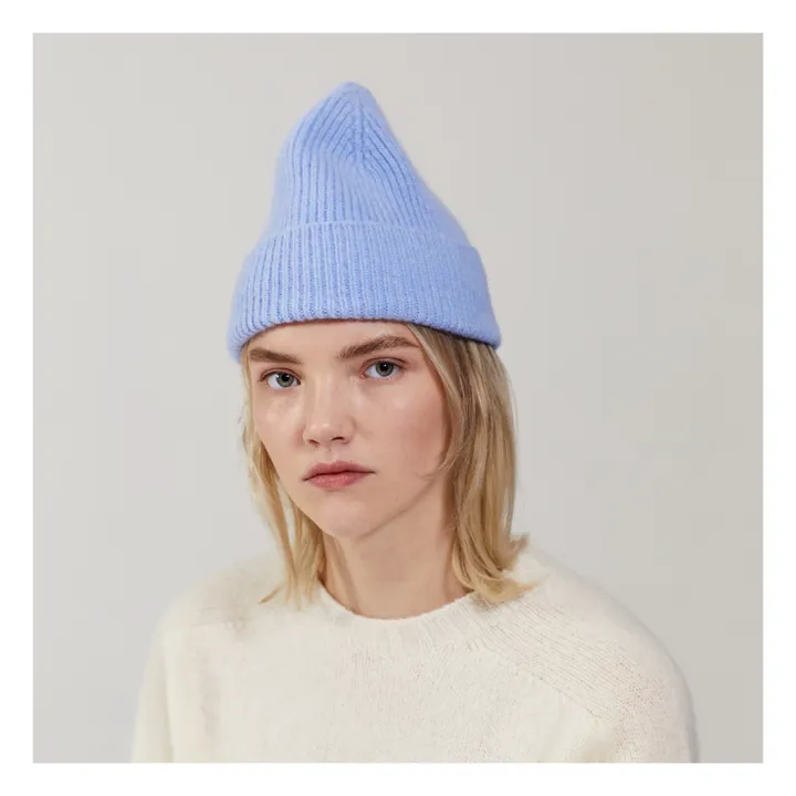 Le Bonnet Amsterdam Bonnet Laine et Angora | Bleu ciel