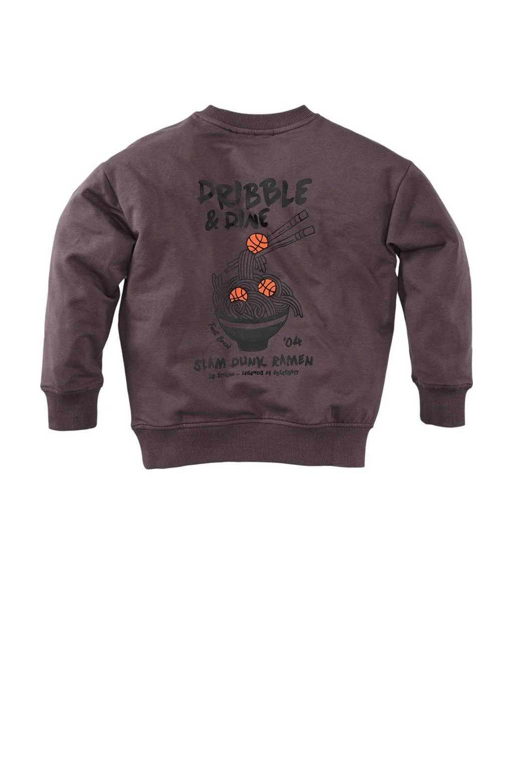 Z8 kids sweater Teo met backprint paars