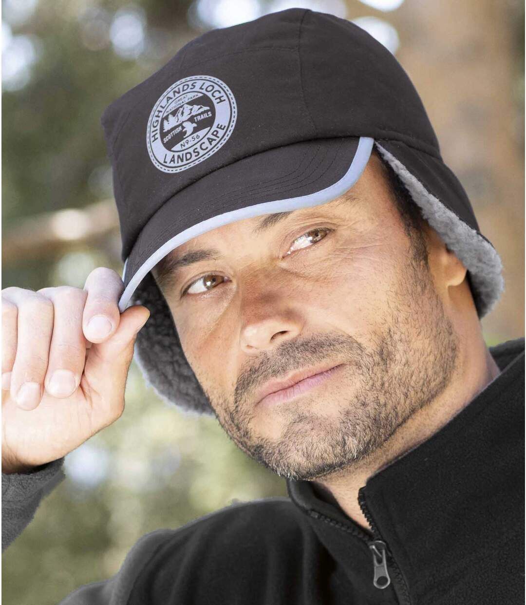 Casquette Cache-oreilles Doublée Sherpa