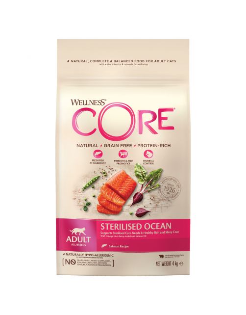 Wellness Core Grain Free Cat Sterilised Zalm - Kattenvoer