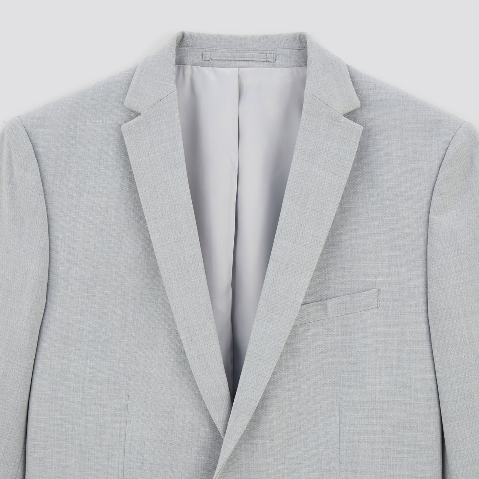 Veste de costume extra-slim bistretch Gris clair