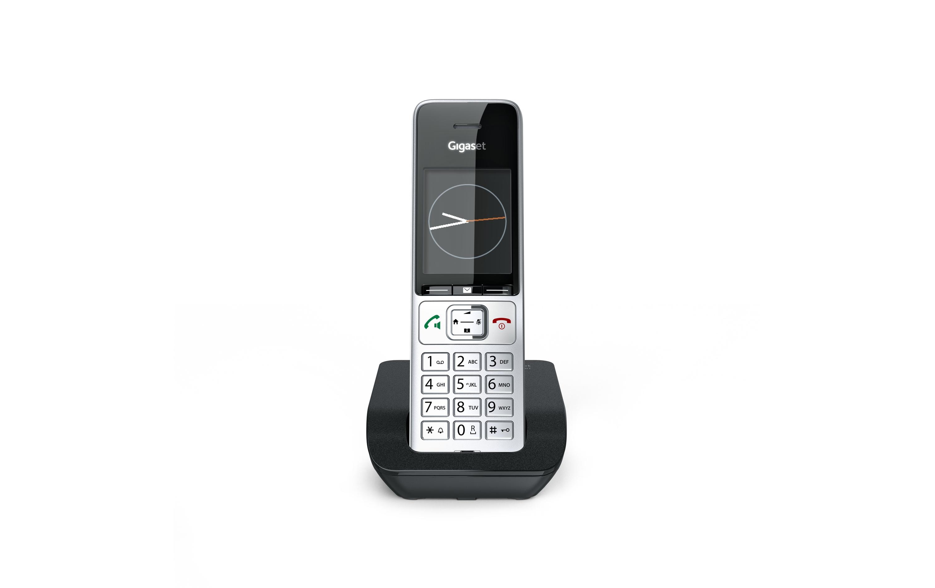 Schnurlostelefon Comfort 500 Schwarz/SilberDer neue Massstab in puncto komfortable Kommunikation für Zuhause und Home Office