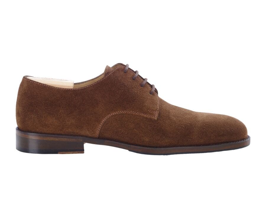 Derbies homme Velours Havane - DOVER II PATIN