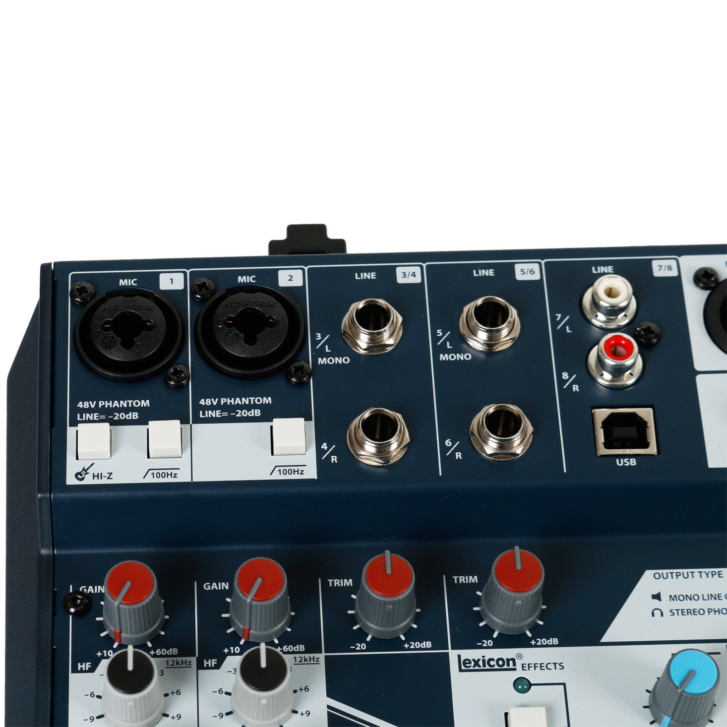 Soundcraft Notepad-8FX mengpaneel