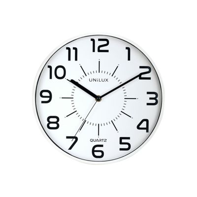 Unilux - Horloge Pop - mécanisme quartz - 28 cm - blanc