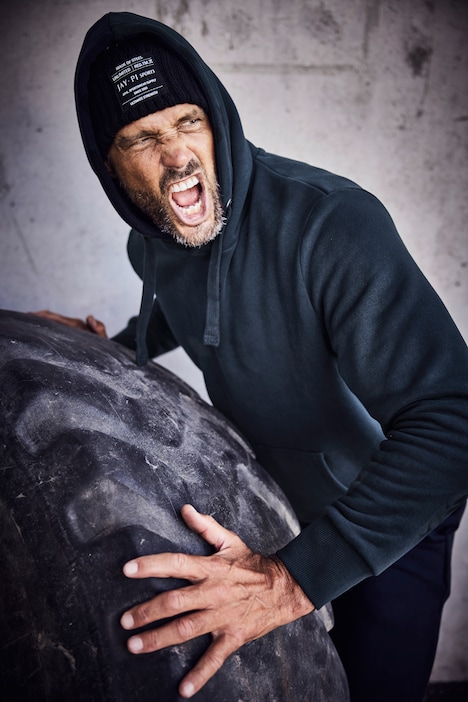 JAY-PI Hoodie, Homewear, Kapuze, Kängurutasche, bis 8 XL