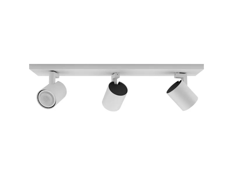 Philips Hue White ambiance Runner - Spotlys - LED-spot lyspære x 3 - GU10 - 5 W (tilsvarende 50 W) - klasse A - varmt til køligt hvidt lys - 2200-6500 K - hvid