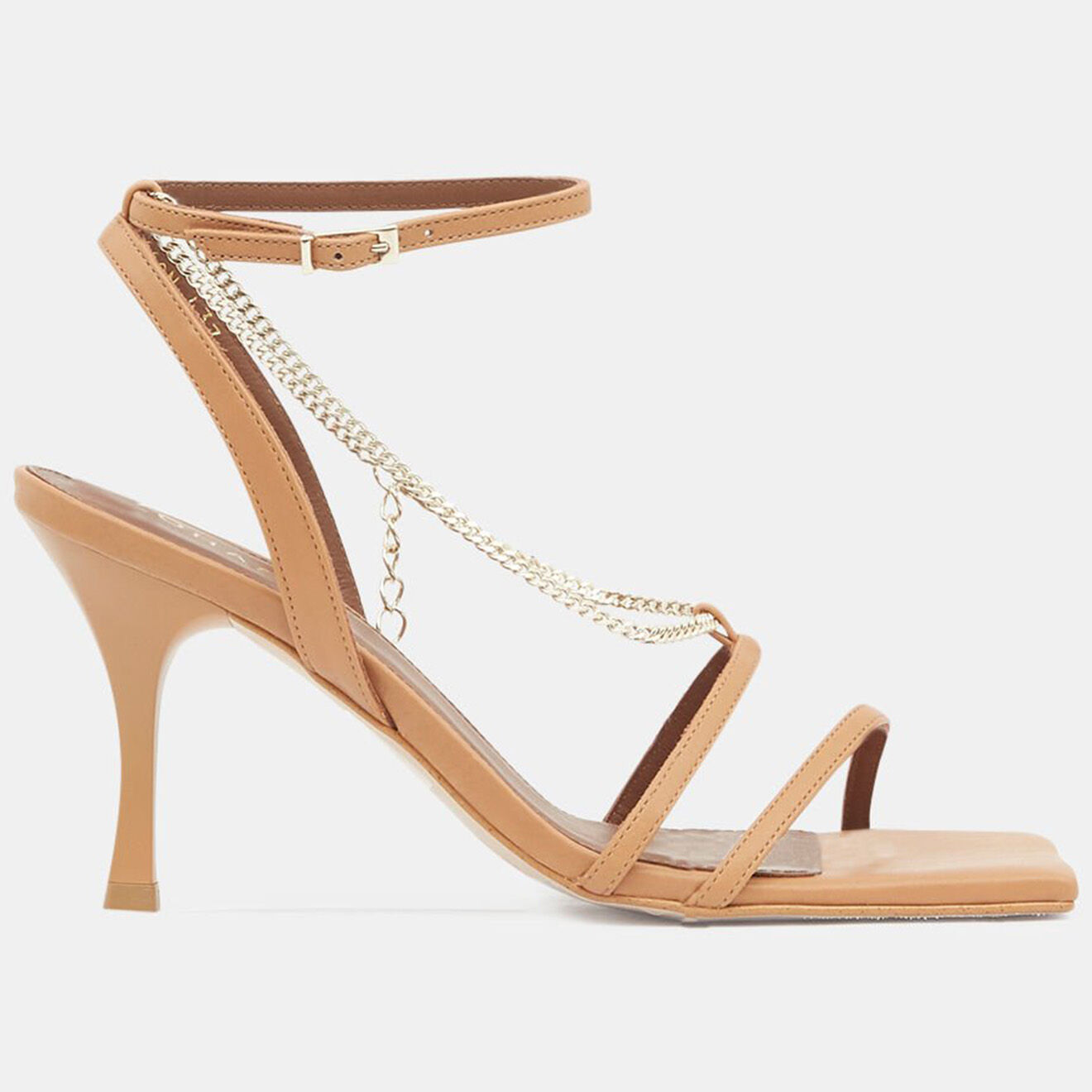 Alohas Sandales en Cuir Loan camel - Talon 8 cm