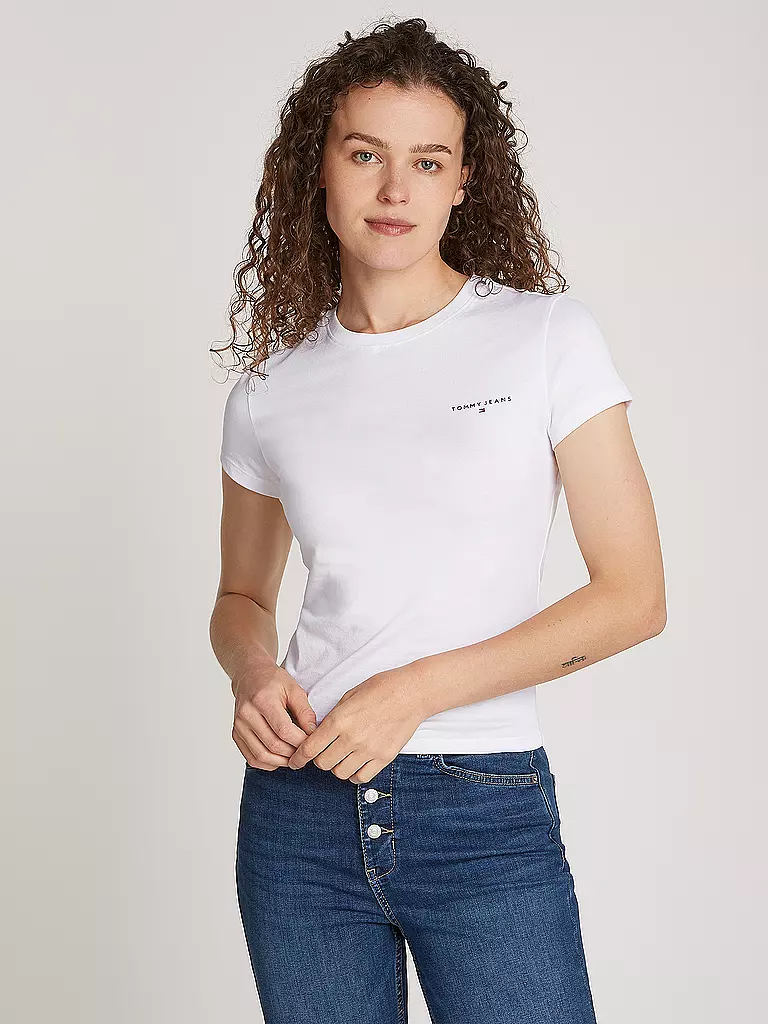 TOMMY JEANS T-Shirt weiss