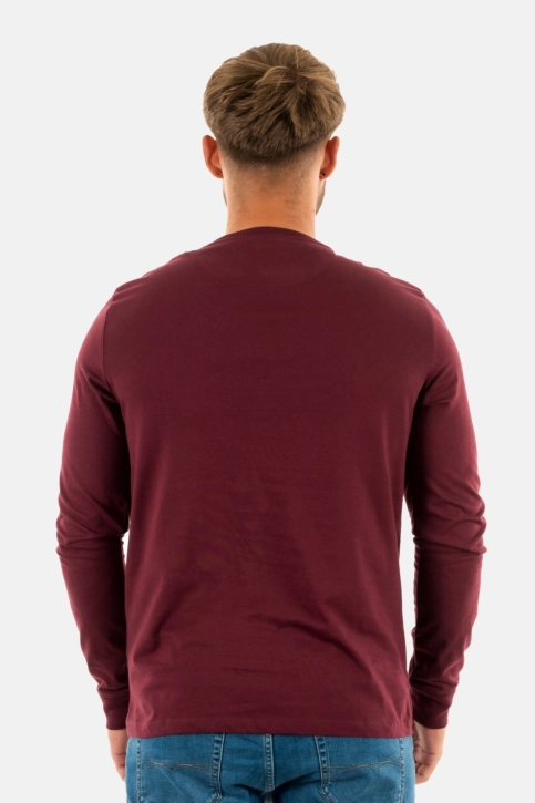 Tee shirt manches longues timberland ls dnstn rv crew slim i301 port royale