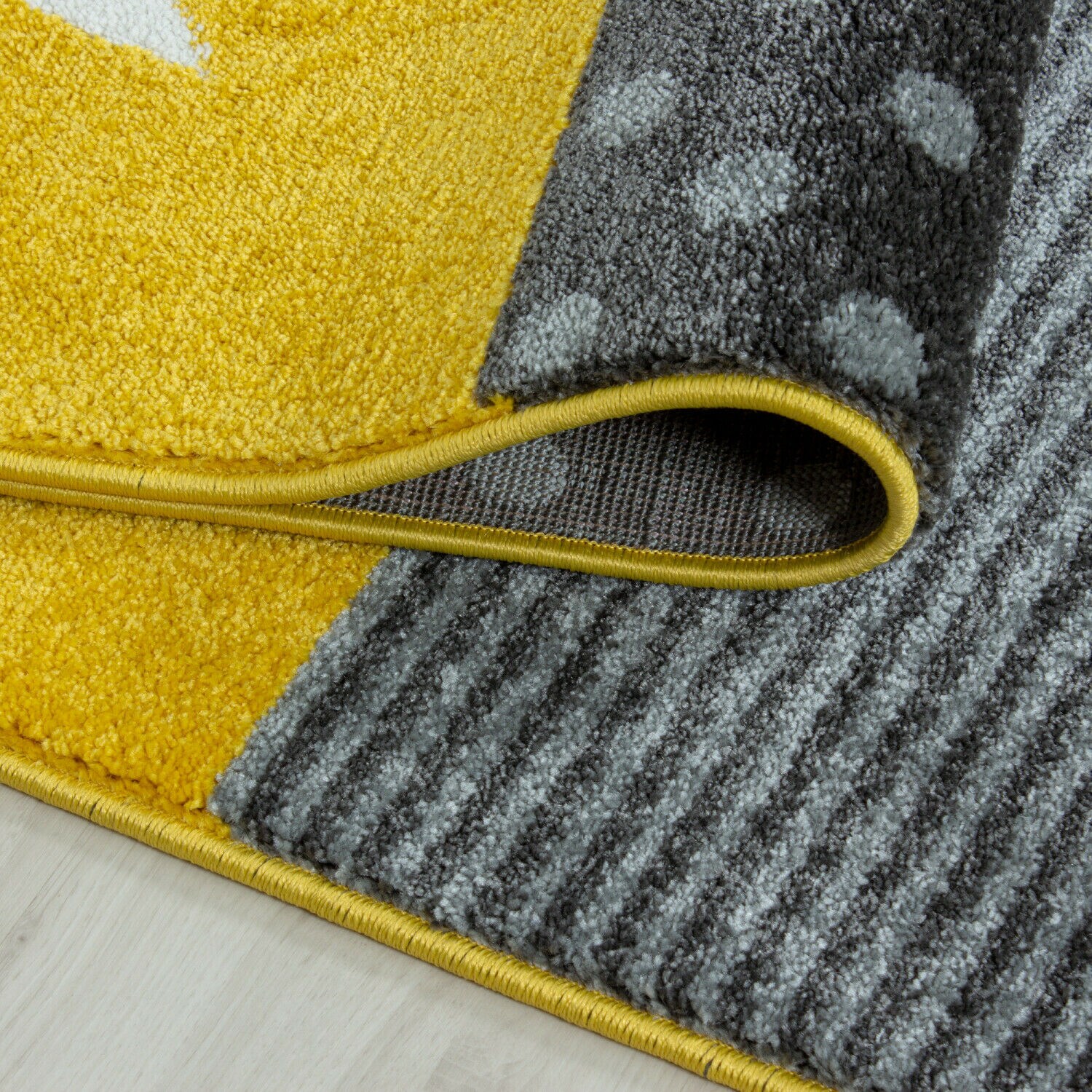 Wunderschöne Kinderteppiche kurzflor 11 mm Teppich mit Herz Motiven Rund Viereck