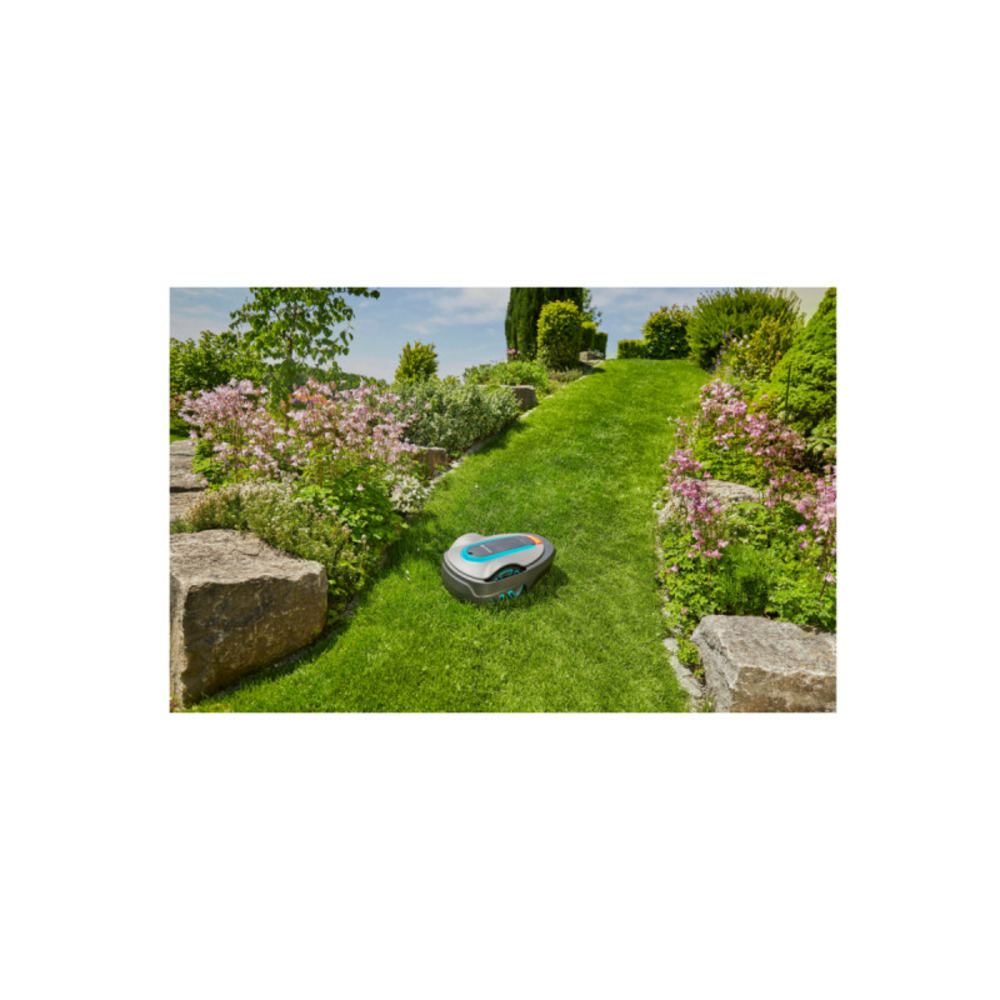 Tondeuse robot connectée smart sileno life gardena - 1000 m² - 19702-66
