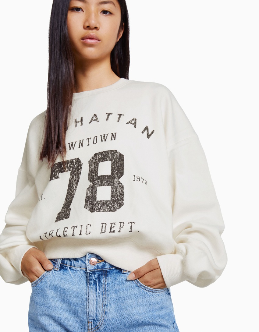 Moletom com estampa Manhattan