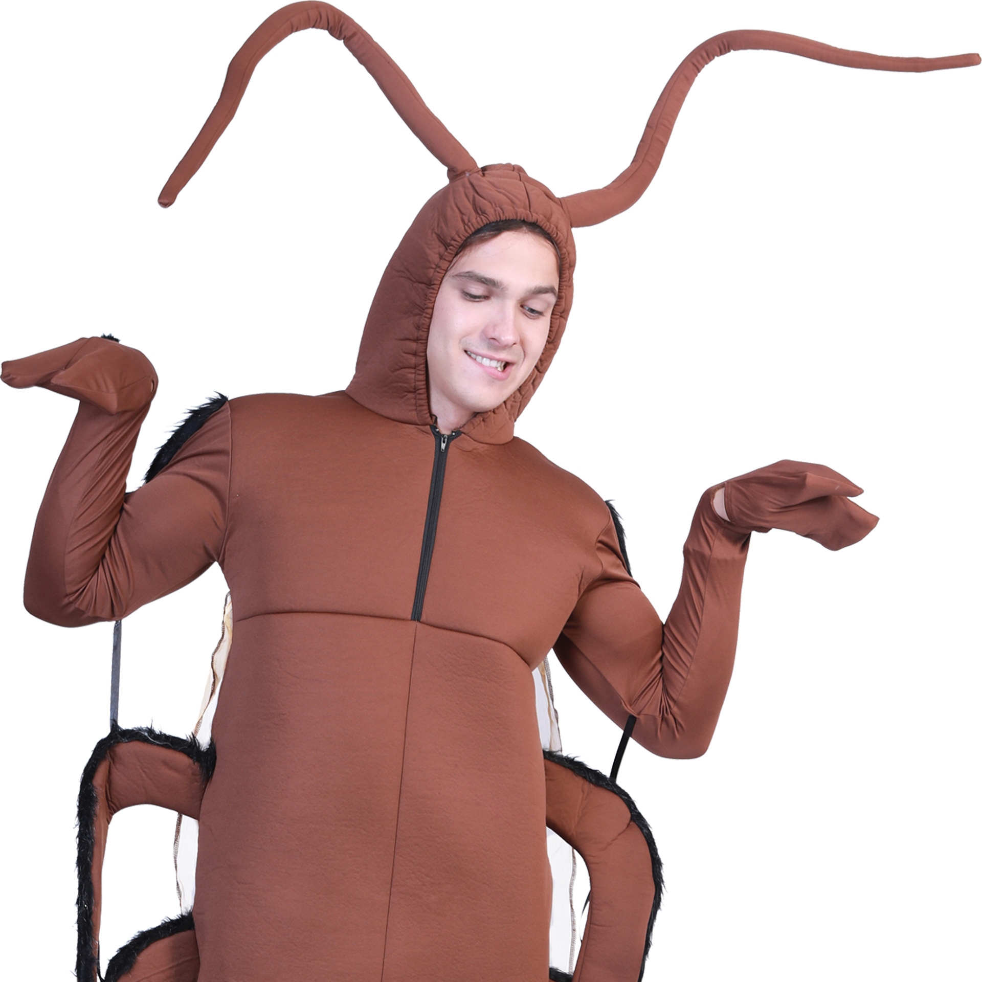 (170-180cm) Fasnachts Erwachsenen Kostüm Käfer Kakerlaken Verkleidung für Motto Partys / Halloween - Braun