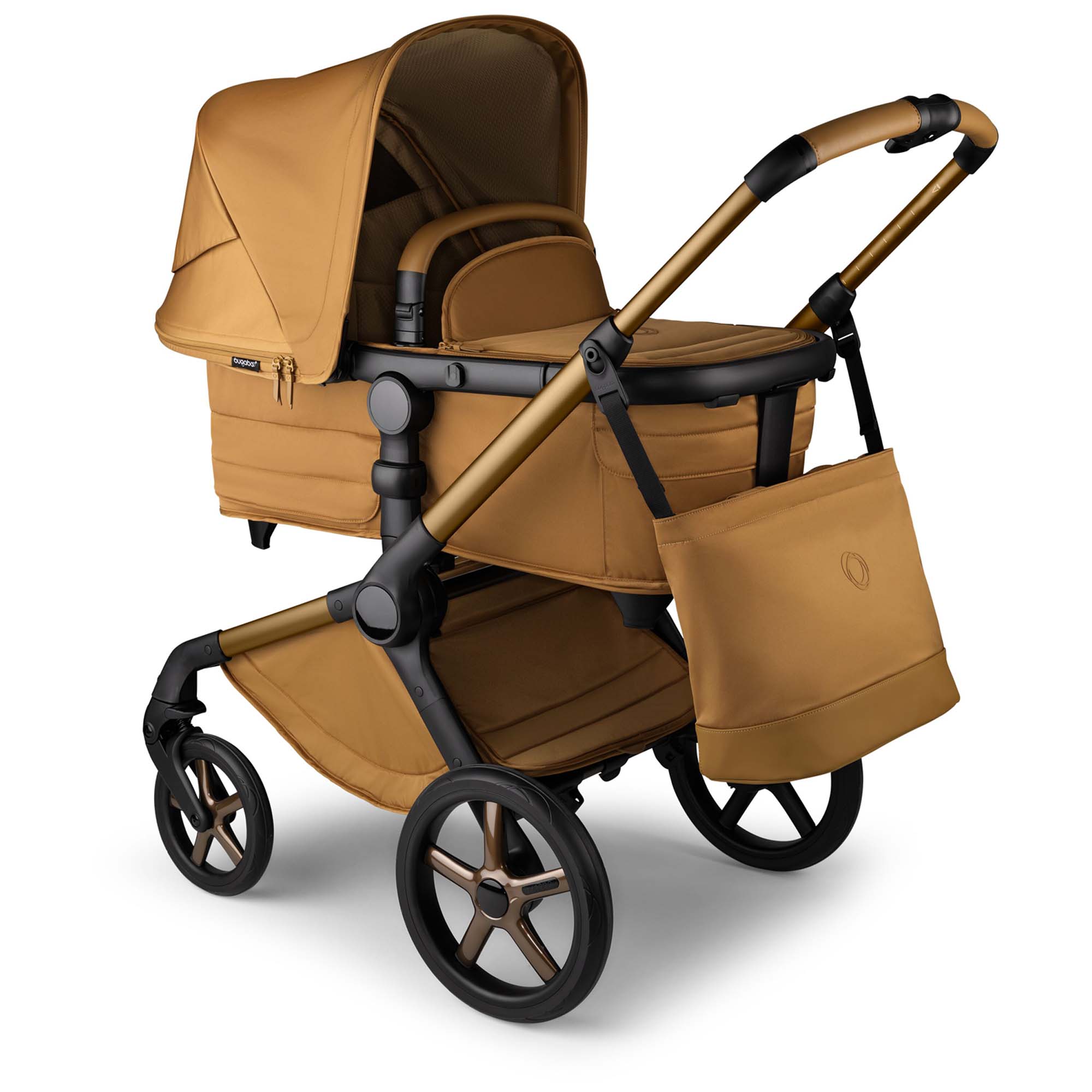 Bugaboo changing bag Noir Limited Edition Black Moonlight Amber Glow - luiertass