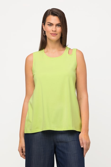 Top, Cut-Out, Classic, Rundhals, ärmellos