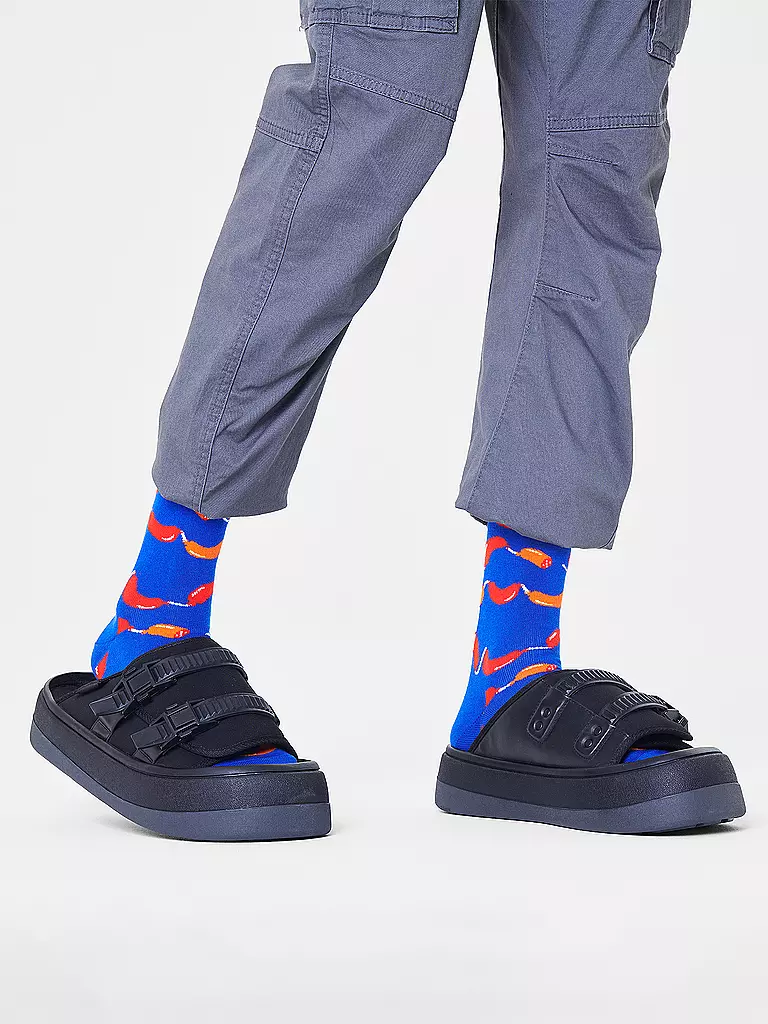 HAPPY SOCKS Herren Socken SAUSAGE 41-46 medium blue blau