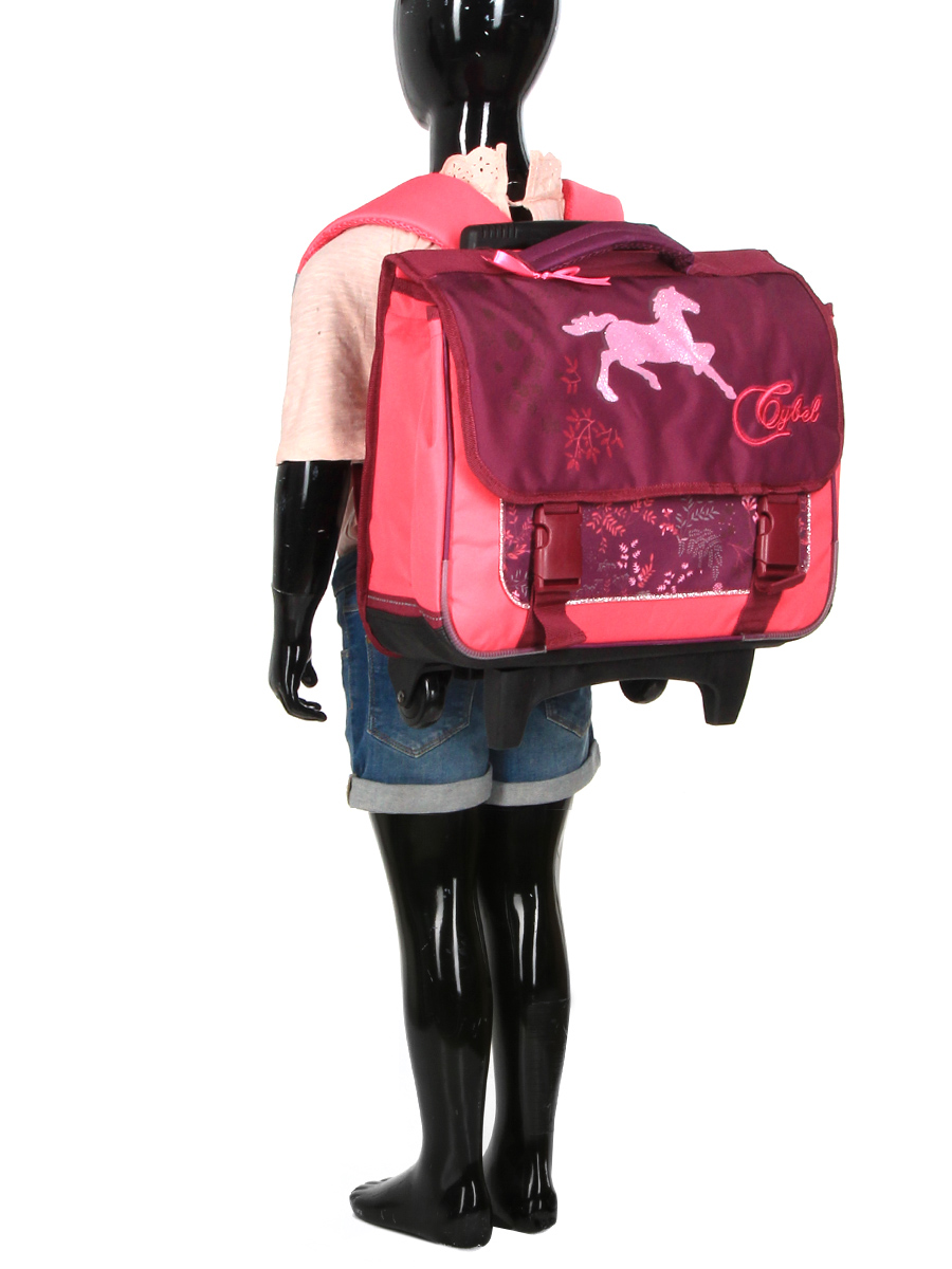 Cartable À roulettes Cybel Au Galop 38 cm