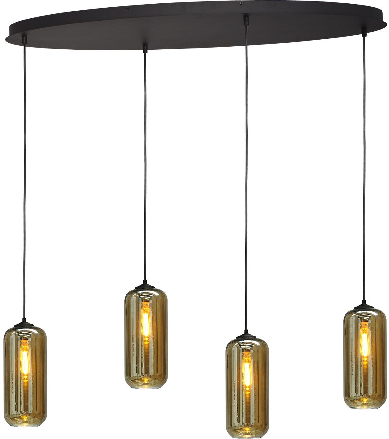 Hanglamp 2264-05-100-40-4-5 Quinto Smoke B100 x D40 cm