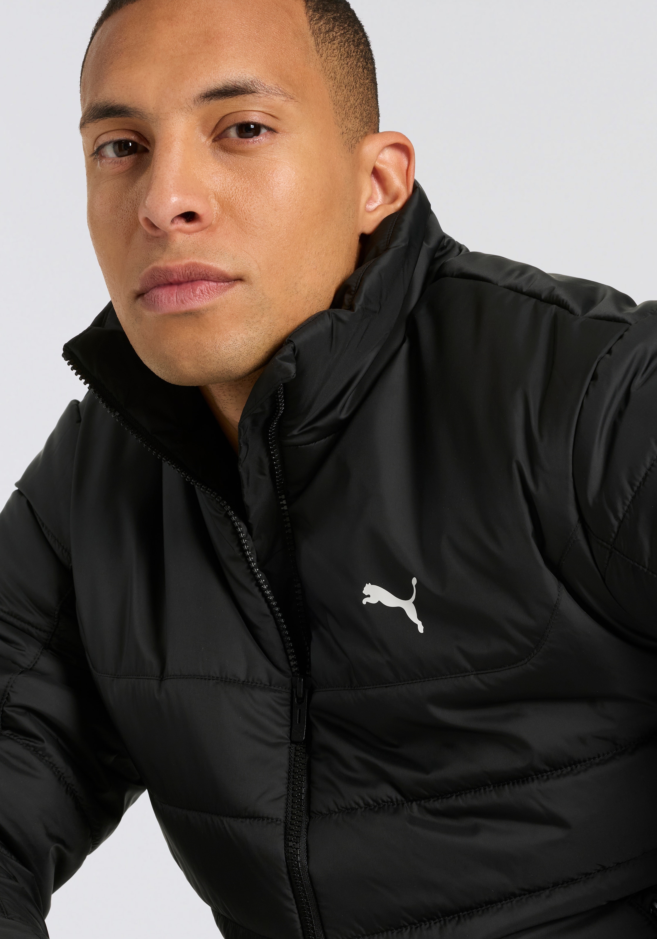 PUMA Winterjacke »ESS PADDED JACKET« ohne Kapuze