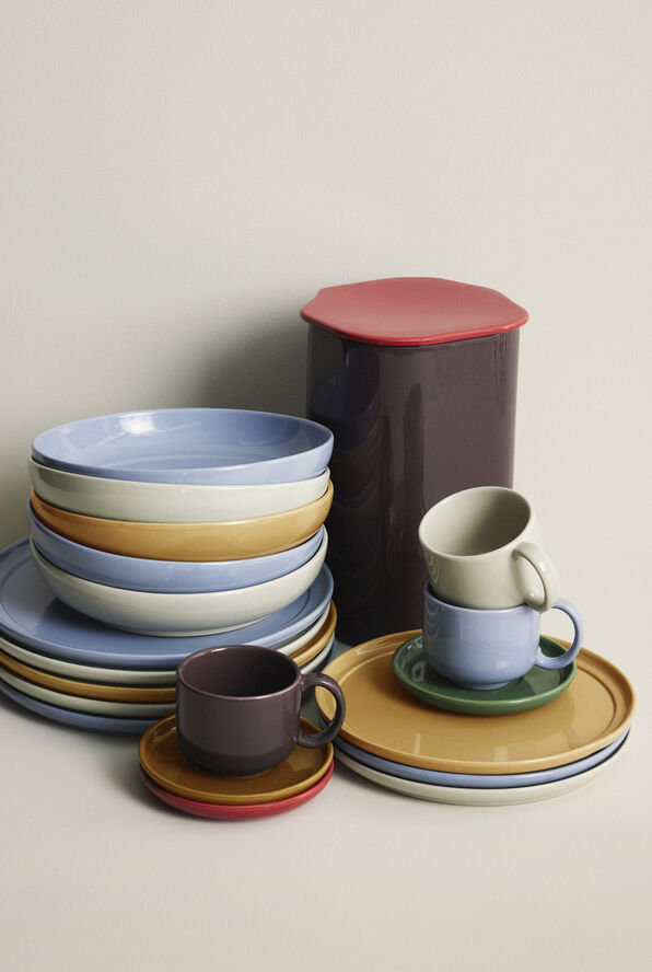 Hübsch Amare Frokosttallerken Lyseblå Light blue