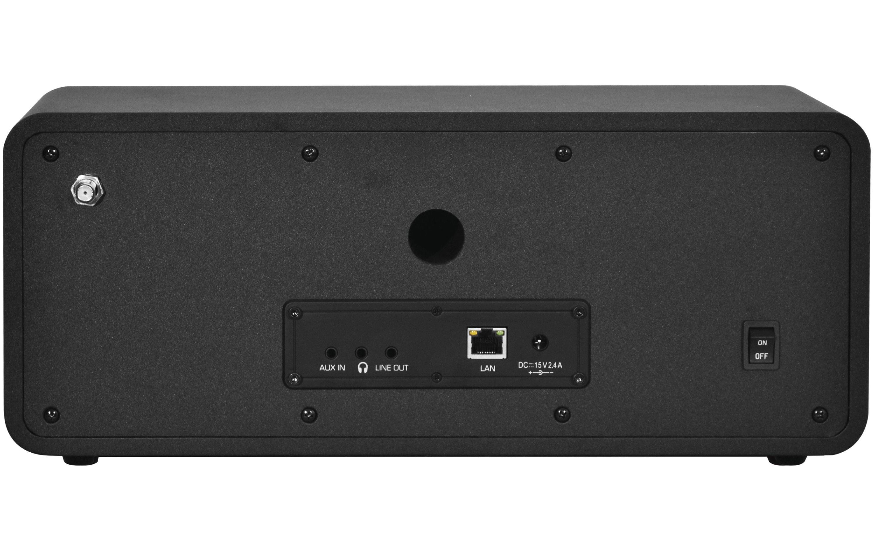 DAB+ Radio Dabman i205 Schwarz<br>Hybrid-Stereo-Radio für Internet-, DAB+, UKW-Radioempfang, mit umfangreichem Streamingportal, Bluetooth 5.0, UPnP und vielen benutzerfreundlichen Features