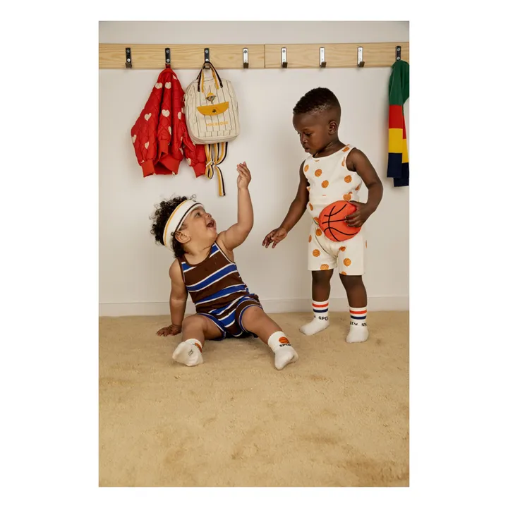 Mini Rodini Sac à Dos Chouette Matière Recyclée | Ecru