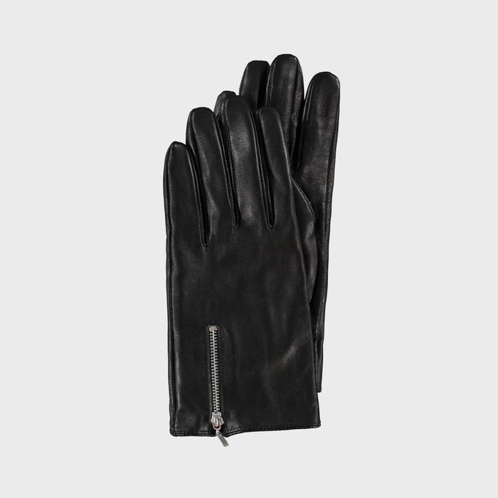 Veritas-Lederen handschoenen rits